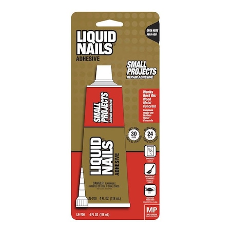 Liquid Nails Liquid Nails Small Projects High Strength Latex White Adhesive 4 oz LN-700 4